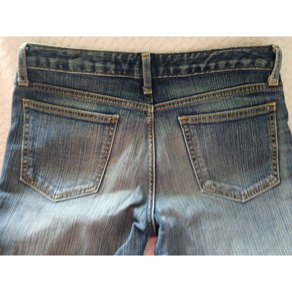 Gap Premium Curvy Straight Women's size 6/28L Dark Wash Blue Denim jeans - Picture 14 of 16